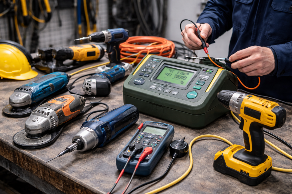 Testowanie narzędzi na stanowisku pracy